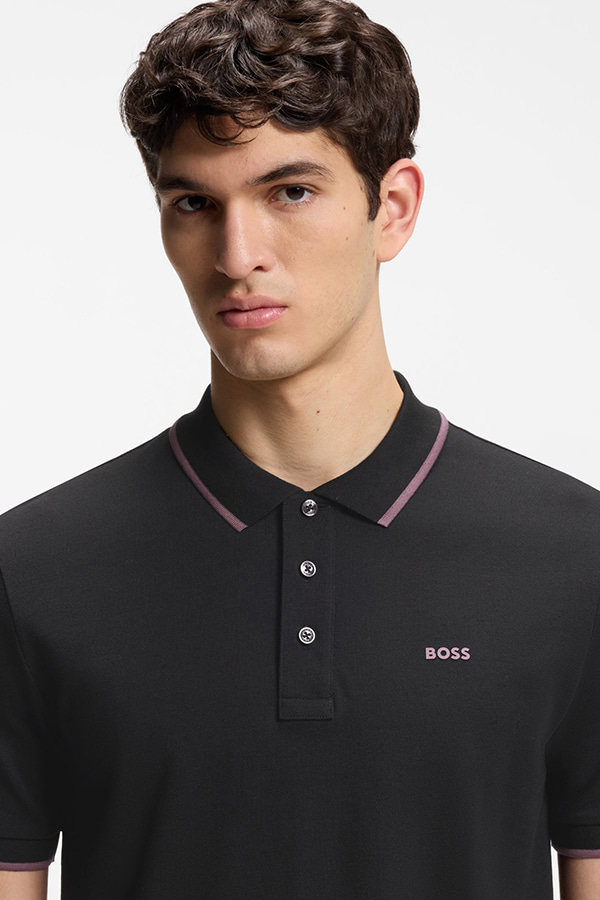 ΜΠΛΟΥΖΑ POLO BOSS - 003 ΜΑΥΡΟ